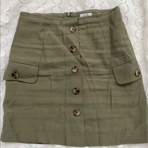 JOA green shirt skirt Size Small
